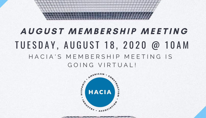 August Membership Meeting