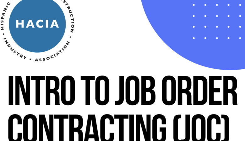 Intro to Job Order Contracting (JOC)