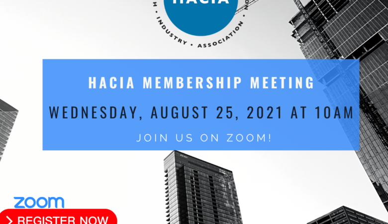 August 2021 Membership Meeting