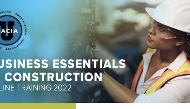 Informational Webinar: Business Essentials in Construction